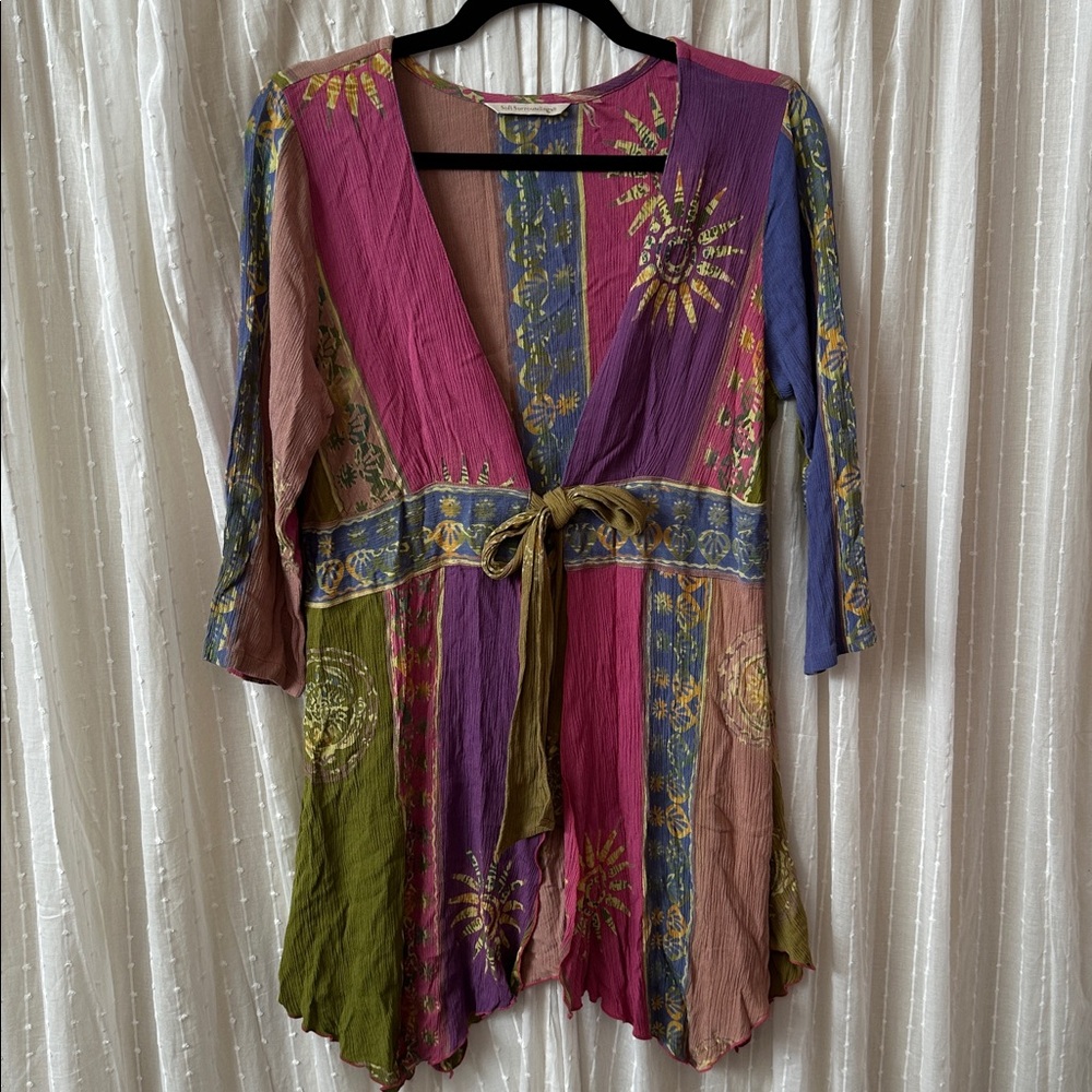 Soft Surroundings Colorful Boho Tunic